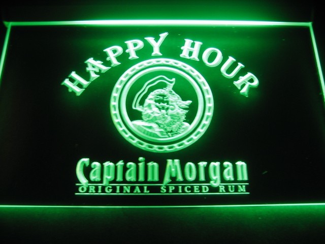 Captain Morgan Happy Hour Logo